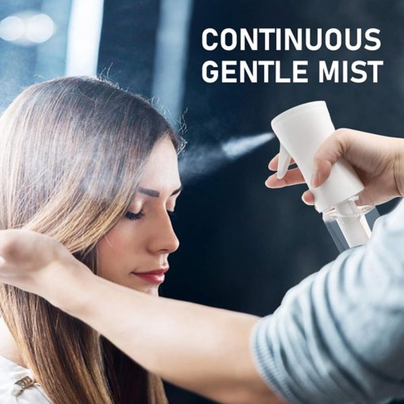 ELEMSY Spray Bottle for Hair - Continuous Mister (2 Pack, 6.8 OZ) | Ultra Fine Mist for Hairstyling & Cleaning