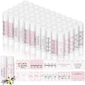 Dansib 50 Pack Christian Lip Balm Bulk Bible Verses Lip Balm Scripture Christian Gifts for Women Men Faith Religious Church Party Favor Inspirational Gift for Staff Employee Coworkers