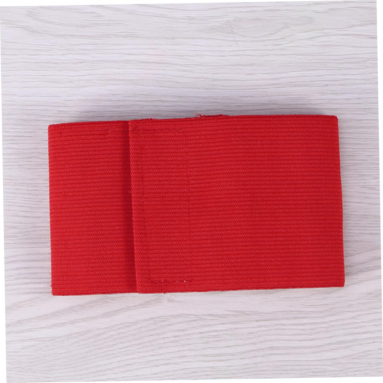 Ciieeo 2Pcs Adjustable Soccer Captain Armband - Bright Red Nylon Band for Football Rugby Basketball - Suitable for All Ages Perfect for Training and Matches