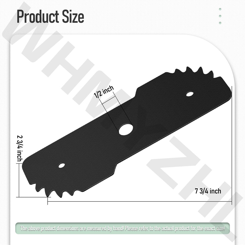WHMYZHL (6 Pack) EB-007 7-1/2" Edge Hog Heavy Compatible with Black Decker LE750 LE710 LE760FF LE760/Craftsman CMEED400 String Trimmer/Edger, Duty Edger Replacement Blades - with 4-Wear Indicators