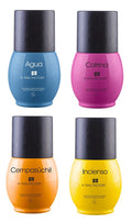 LACCOVER ONE SHOT - NAIL POLISH GEL SET CATRINA COLLECTION, 4 COLORS, 1/2 Fl Oz each one, by NAIL FACTORY