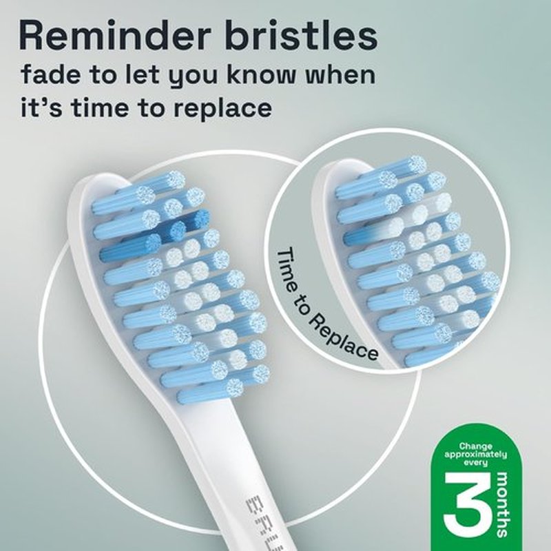 Brushmo Toothbrush Heads - Sensitive Replacement for Philips Sonicare | 8 Extra Soft Dupont Bristles, White