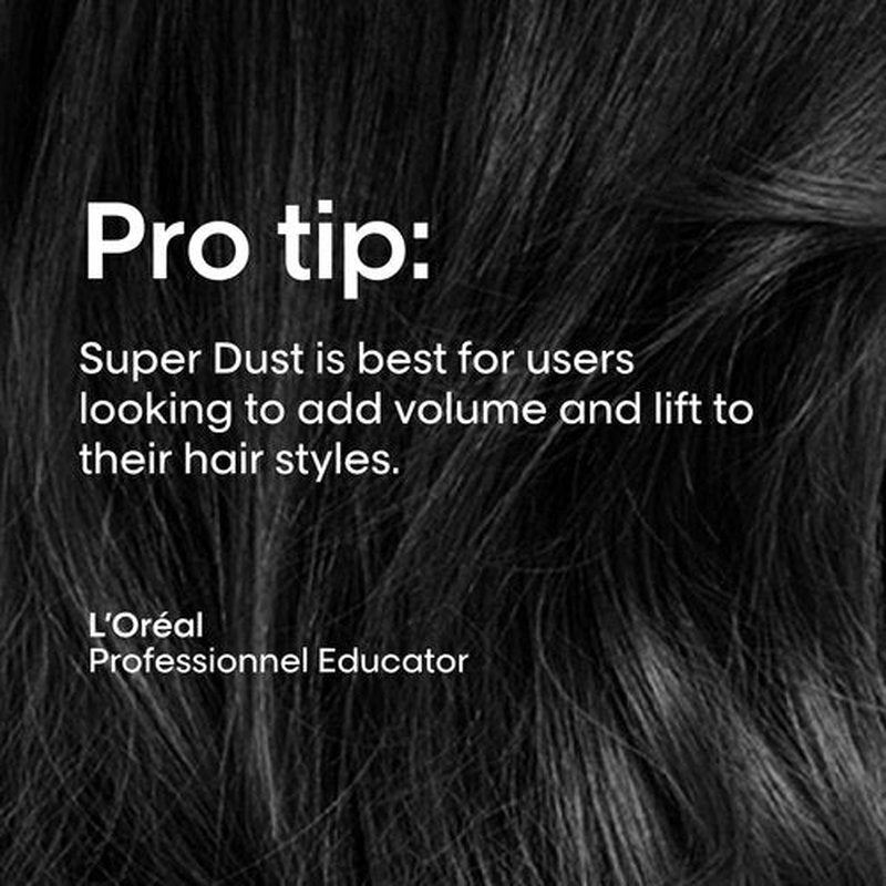 L'Oréal Professionnel Paris Volume Dust - Provides Weightless Volume, Medium Hold Texture Powder, For All Hair Types, Packaging May Vary