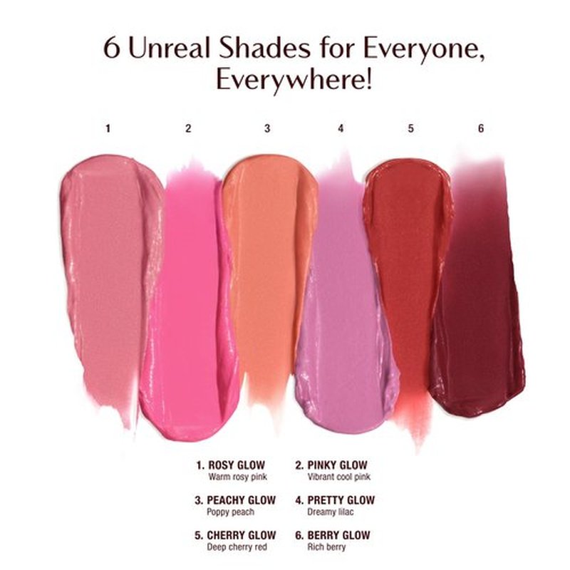Charlotte Tilbury Unreal Healthy Glow Blush Stick - Buildable Cream Makeup with a Skincare-Infused Formula - Easy to Use, Blendable & Leaves Skin with a Luminous Sheen - Rosy Glow