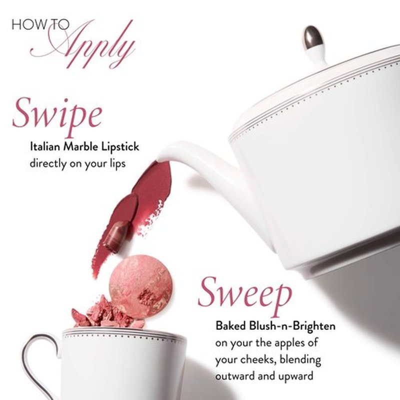 LAURA GELLER NEW YORK It's a Pink Thing Marbleized Makeup Collection - Limited Edition Blush & Lipstick Gift Set - Marbleized Baked Blush & Hydrating Lipstick - Perfect for Mother's Day Gifting