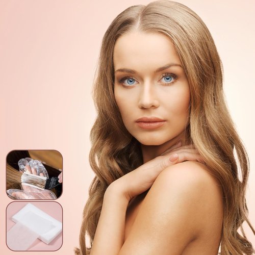 Skiennix 120 Pcs Hair Perm End Papers - High Temperature Resistant Curling Sheets for Salon Use