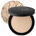 Glo Skin Beauty Pressed Powder Foundation - Buildable Sheer to Full Coverage, Natural Medium Finish