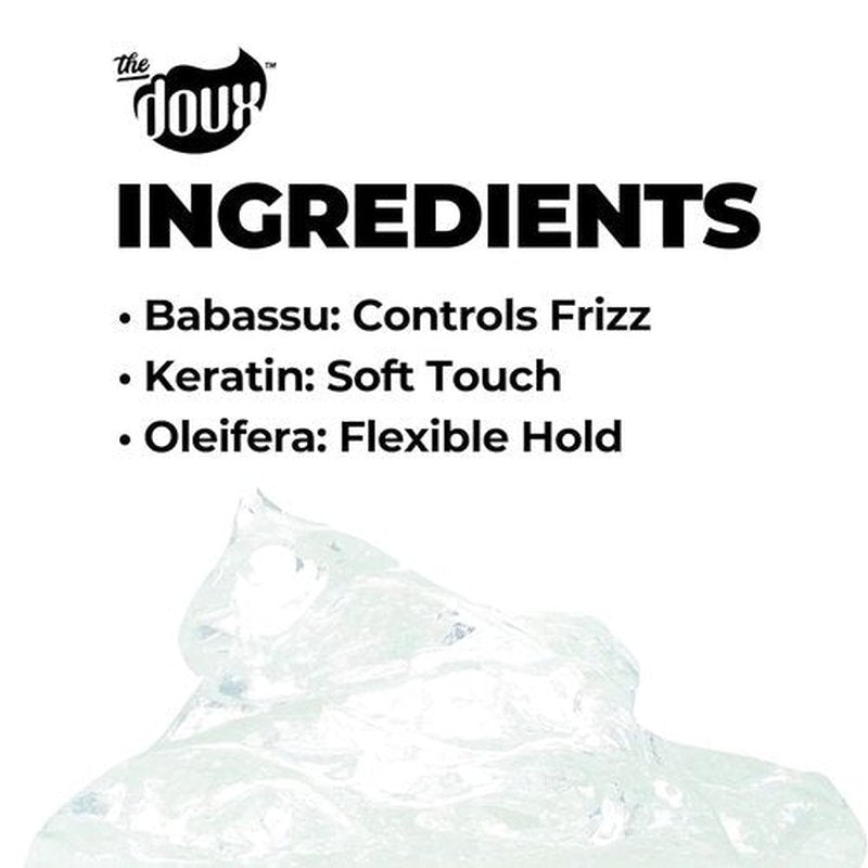 Doux BIG POPPA Curl Defining Gel - Frizz Control & Shine with Babassu Oil for Soft Hold | 8 oz