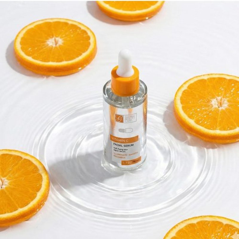 Global Beauty Care Vitamin C Facial Serum - Facial Treatment Serum with Hyaluronic Acid for Uneven Tone & Radiance Appearance Support, Fast Absorbing, Lightweight Hydration, 1.7 fl oz (2-Pack)