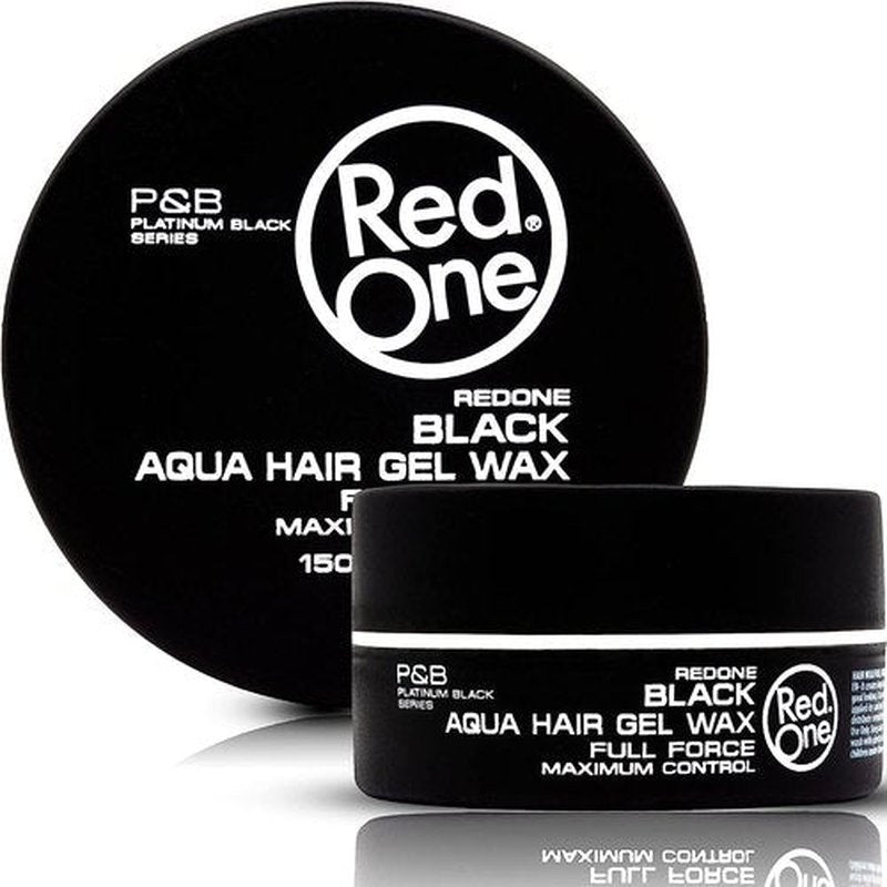 Redone Hair Styling Wax Black 150ml | Extra Hold | Gel Wax | Lime Scent | Long Lasting & Shiny Finish | For Men & Women | Professional Hair Styling Formula | Maximum Control & Smooth Texture