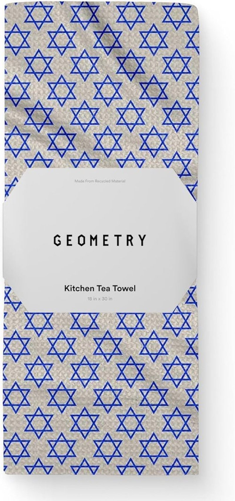 GEOMETRY Christmas Kitchen Towels - Quick Dry Microfiber Dish Towels for Efficient Kitchen Drying | David's Star, 1 Pack