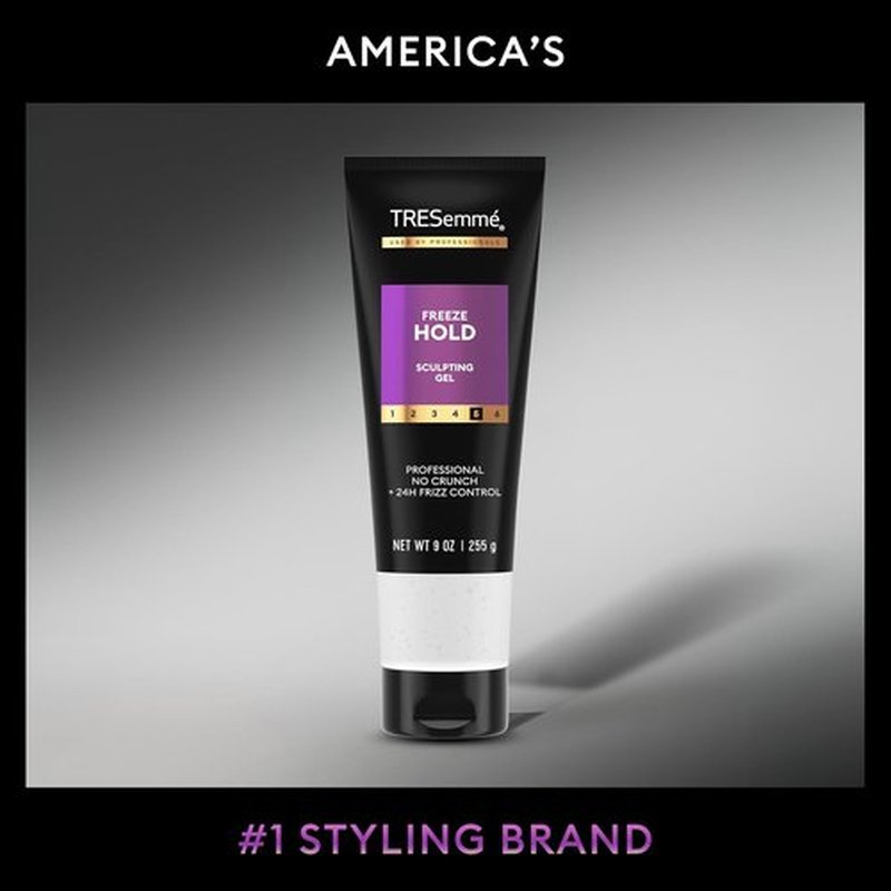 TRESemmé Mega Control Hair Gel - Alcohol-Free Frizz Control with Coconut Oil | 9 oz (Pack of 6)
