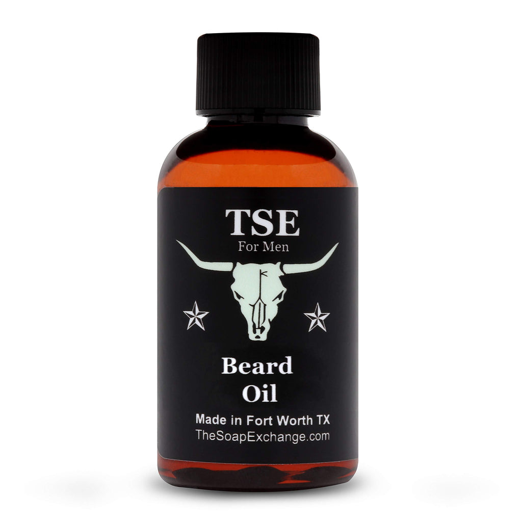 TSE for Men Beard Oil - Espresso Scent - Hand Crafted 2 fl oz / 60 ml Deep Conditioner, Nourishing Softener, Natural Ingredients, Stop Itching, Made in the USA.