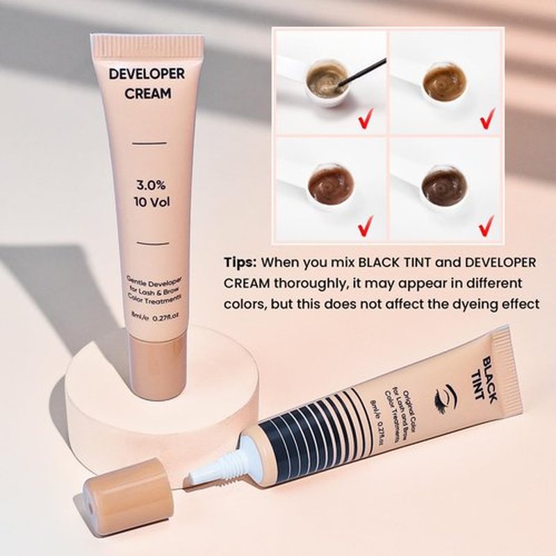 Libeauty Lash Lift and Color Kit Black with Full Tool Set Brow Lamination and Color Kit Vacuum Pump Design for Beginner & Eyelash Artist Easy To Use At Home & Salon (With lash lift liquid glue)