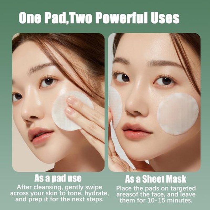 Kestper Madecassoside & Caffeine Toner Pads|Soothe Redness,Strengthen Barrier & Refine Pores with Centella Asiatica,Niacinamide | 110 Pads for All Skin Types