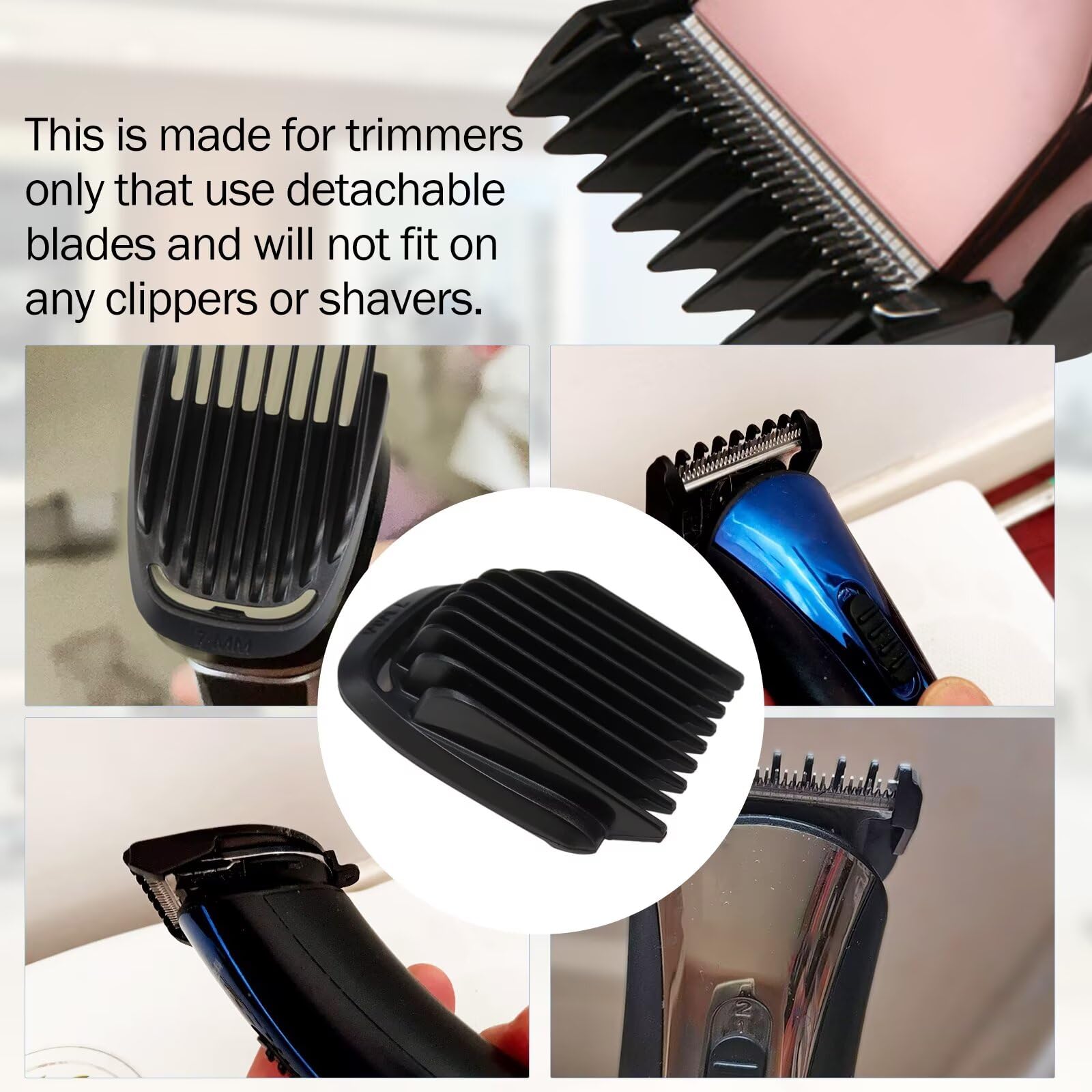 2025 Upgraded Replacement For Philips Norelco Trimmer 7mm Replacement Adjustable Stubble Guide Guard Comb