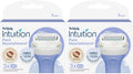 Schick Intuition Pure Nourishment Women's Razor Refills, Pack of 6