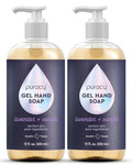 Puracy Organic Hand Soap - Moisturizing Natural Gel for Soft Skin | Lavender & Vanilla 2-Pack (12 fl. oz.)