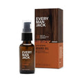 Every Man Jack Beard Oil - Aged Bourbon Fragrance for Deep Moisturization & Natural Shine - 1 fl oz