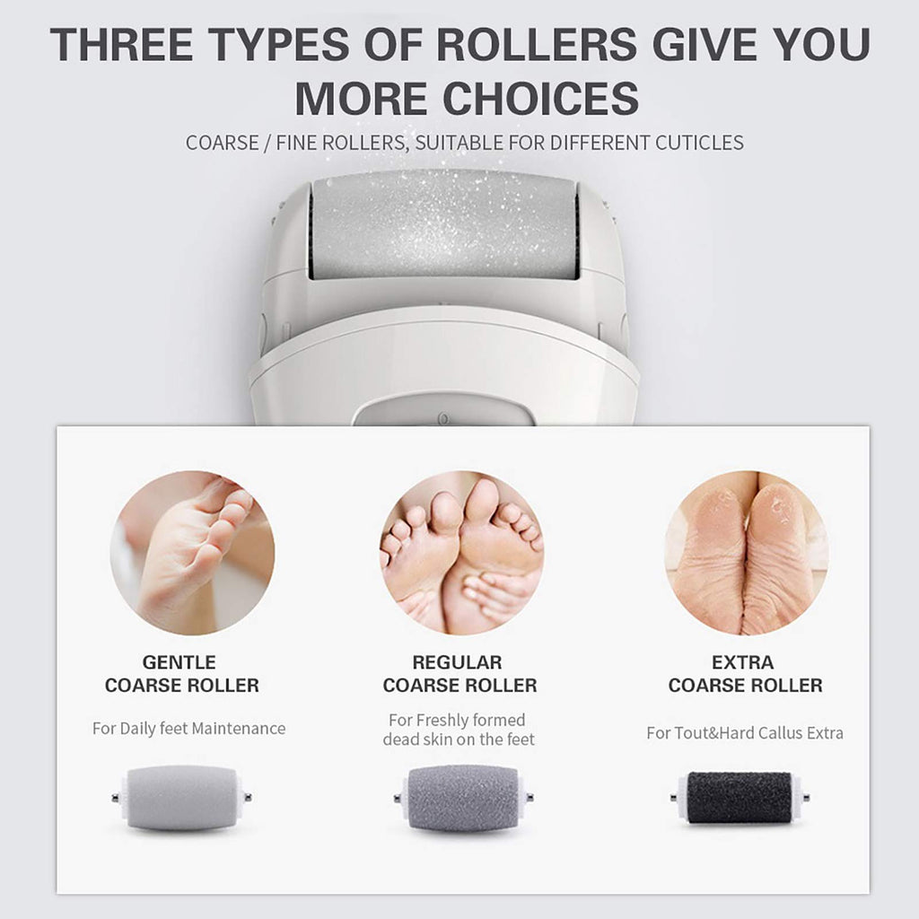 PRITECH Callus Removers 6 Pack Replacement Rollers Heads