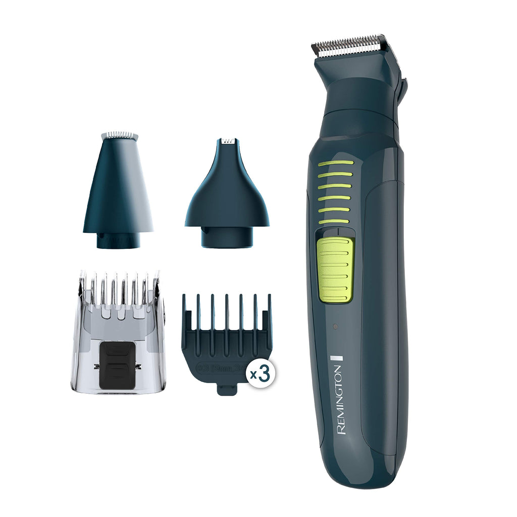 Remington Ultrastyle Total Grooming Kit, Rechargeable, Teal and Green