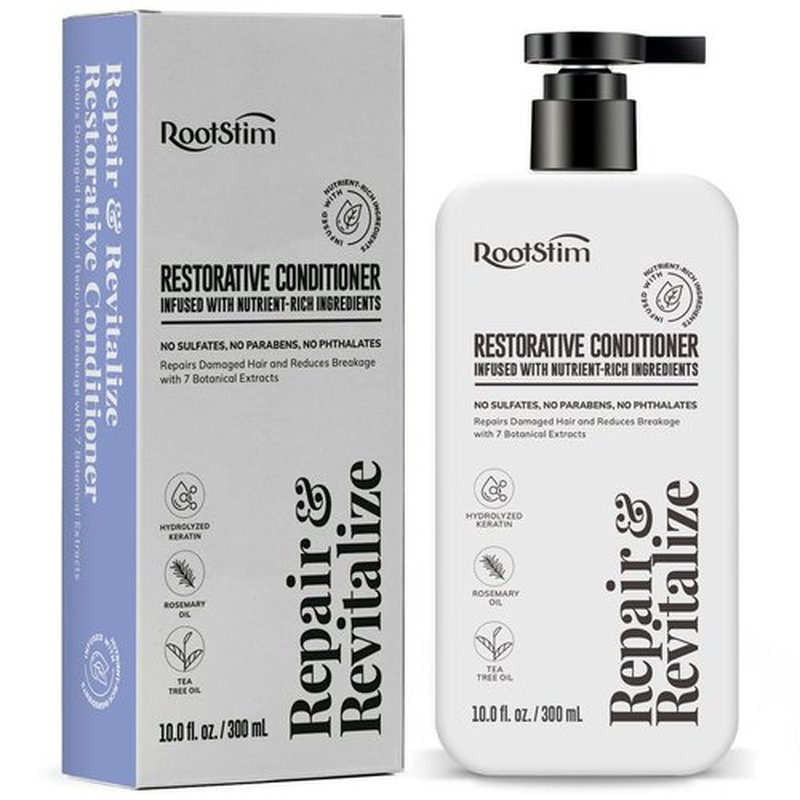 RootStim Rosemary Conditioner - Hair Growth & Thinning Treatment with Saw Palmetto & Keratin | 10 fl oz