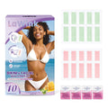 LAWINK Wax Strips for Hair Removal, 40Pcs Facial Hair Removal for Women Bikini Waxing Strips Kit with 4 Calming Oil Wipes, Body Waxing Kit for Face, Bikini, Chest, Body, Arms, Legs, Back, & Brazilian
