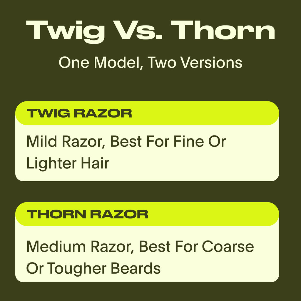 Leaf Thorn Razor by Leaf Shave, All-Metal Single Blade Razor for Men and Women, Fixed Head with Magnetic Load Assist, Includes 5 Stainless Steel Blades - Face Shaving and Coarser Hair - Chrome