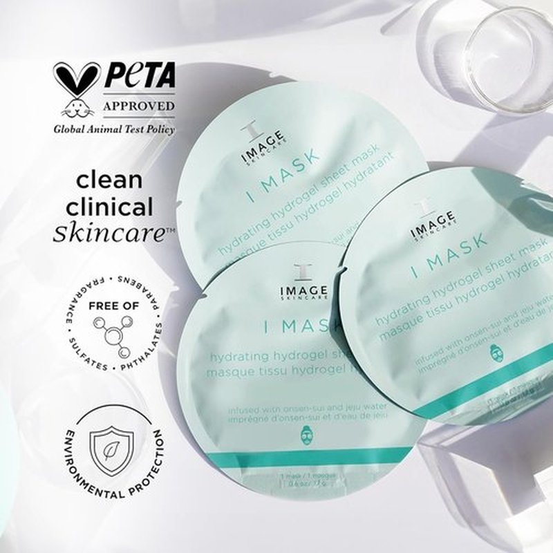 IMAGE Skincare I MASK Hydrating Hydrogel Sheet Mask - Refreshing Hyaluronic Acid Facial Treatment