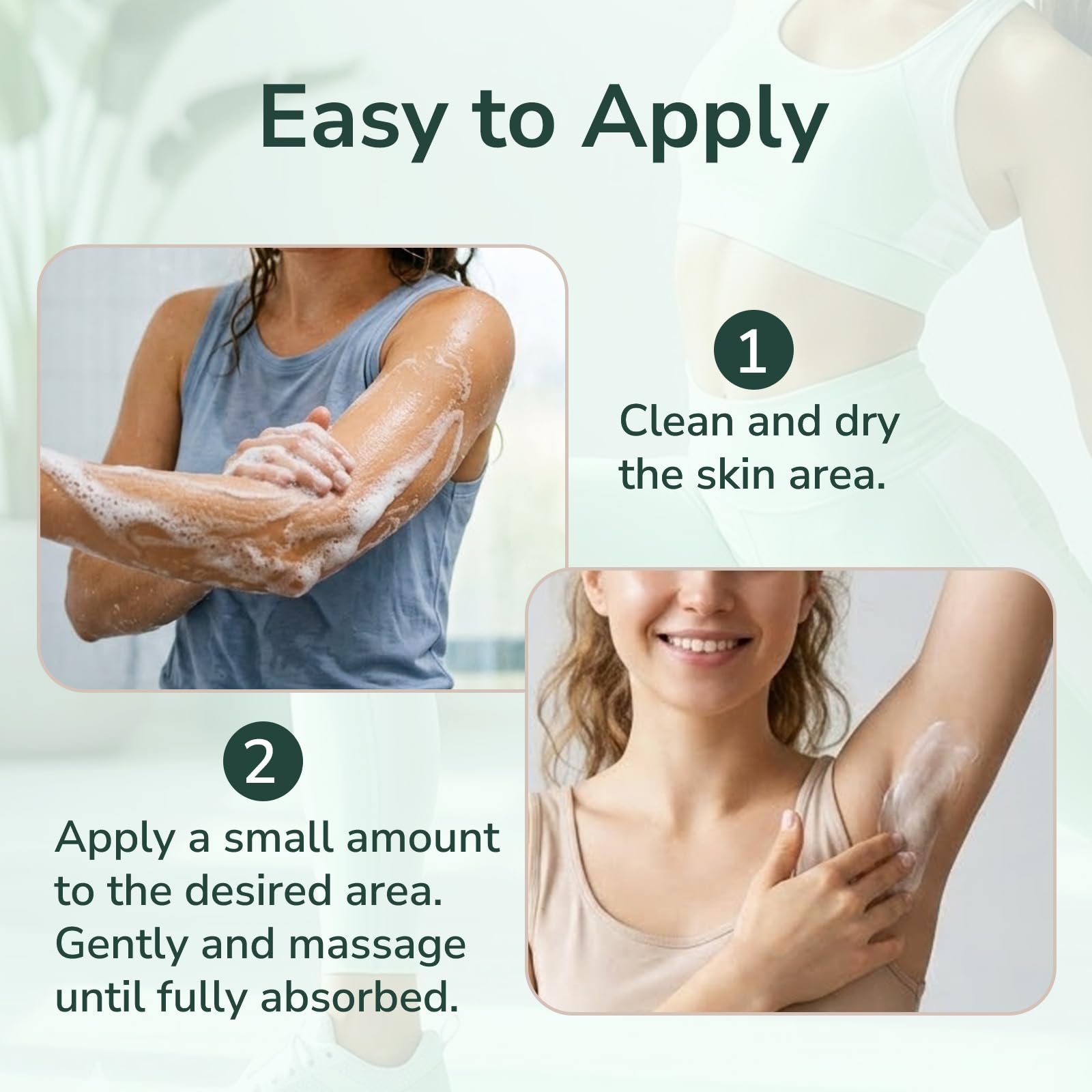 Peksozi 2PCS Intertrigo Cream for Skin Folds & Chafing, Fast-Drying Non-Greasy Formula for Daily Use, Supports Skin Comfort, Reduce Moisture & Friction