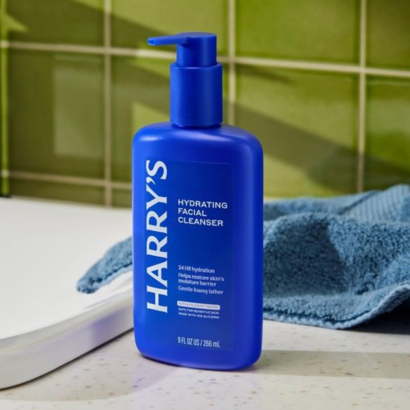 Harry's Hydrating Facial Cleanser for Men - (2 Pack) 9 fl oz - Men's Face Wash for Sensitive Skin