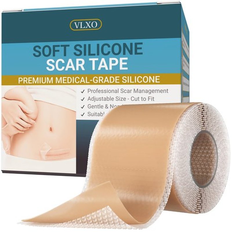 Silicone Scar Sheets, Silicone Scar Tape for Surgical Scars - Clinically Validated Technology Scar Treatment Strips for Hypertrophic, C-Section, Tummy Tuck, Keloid Scars - Reusable, Waterproof