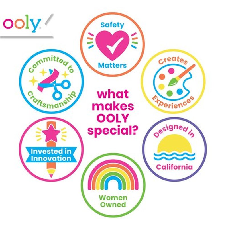 Ooly 40+ Glow in the Dark Temporary Tattoos For Kids, Safe & Non-Toxic Temporary Tattoo, Party Favors Gifts for Kids - Bright & Funny