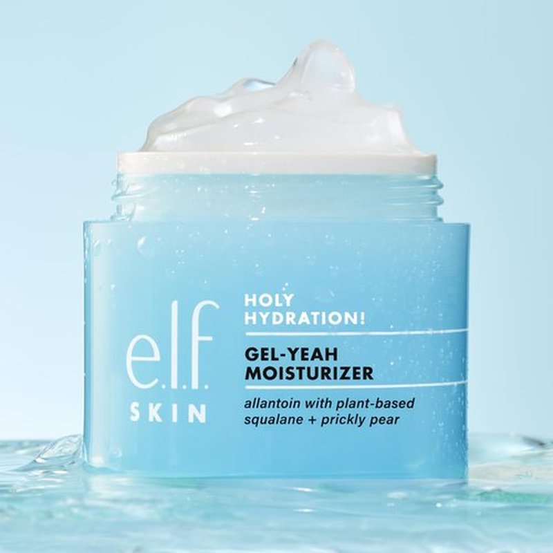e.l.f. SKIN Holy Hydration! Gel-Yeah Moisturizer, Lightweight Moisturizer For Plump, Hydrated Skin, Infused With Squalane, Vegan & Cruelty-free
