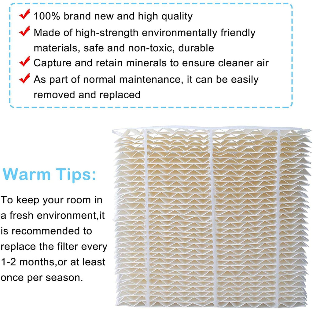 Poweka 1043 Humidifier Wick Filters Replacement Compatible with AIRCARE 1043 Super Wick Filter, Compatible with Essick Air AIRCARE Bemis EP9500, EP9700, EP9800, Spacesaver 800 8000 Series Humidifiers