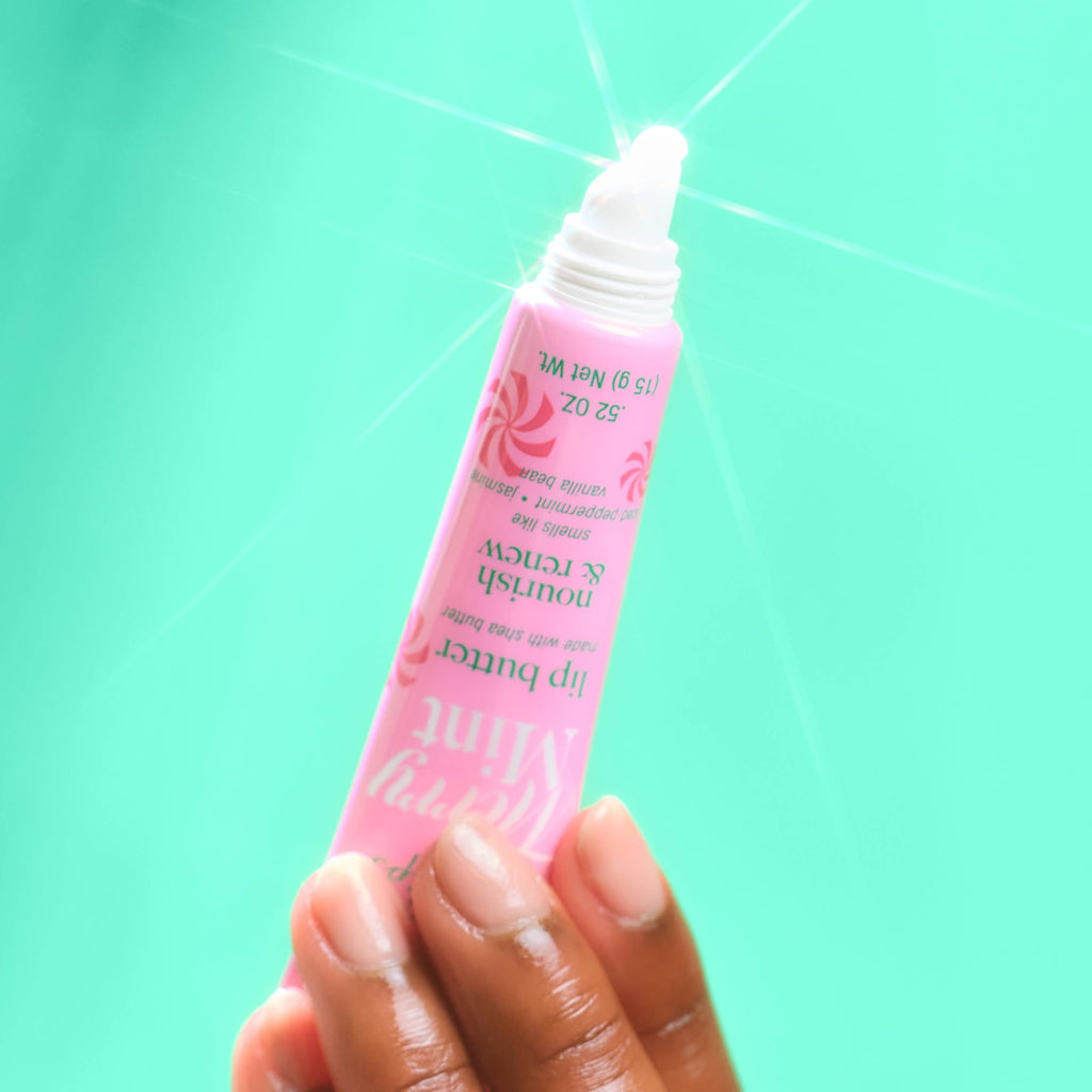 Tree Hut Sugarlips Merry Mint Lip Butter, Moisturizing Lip Care for Full, Soft Lips, Essential Hydration, 0.52 fl oz