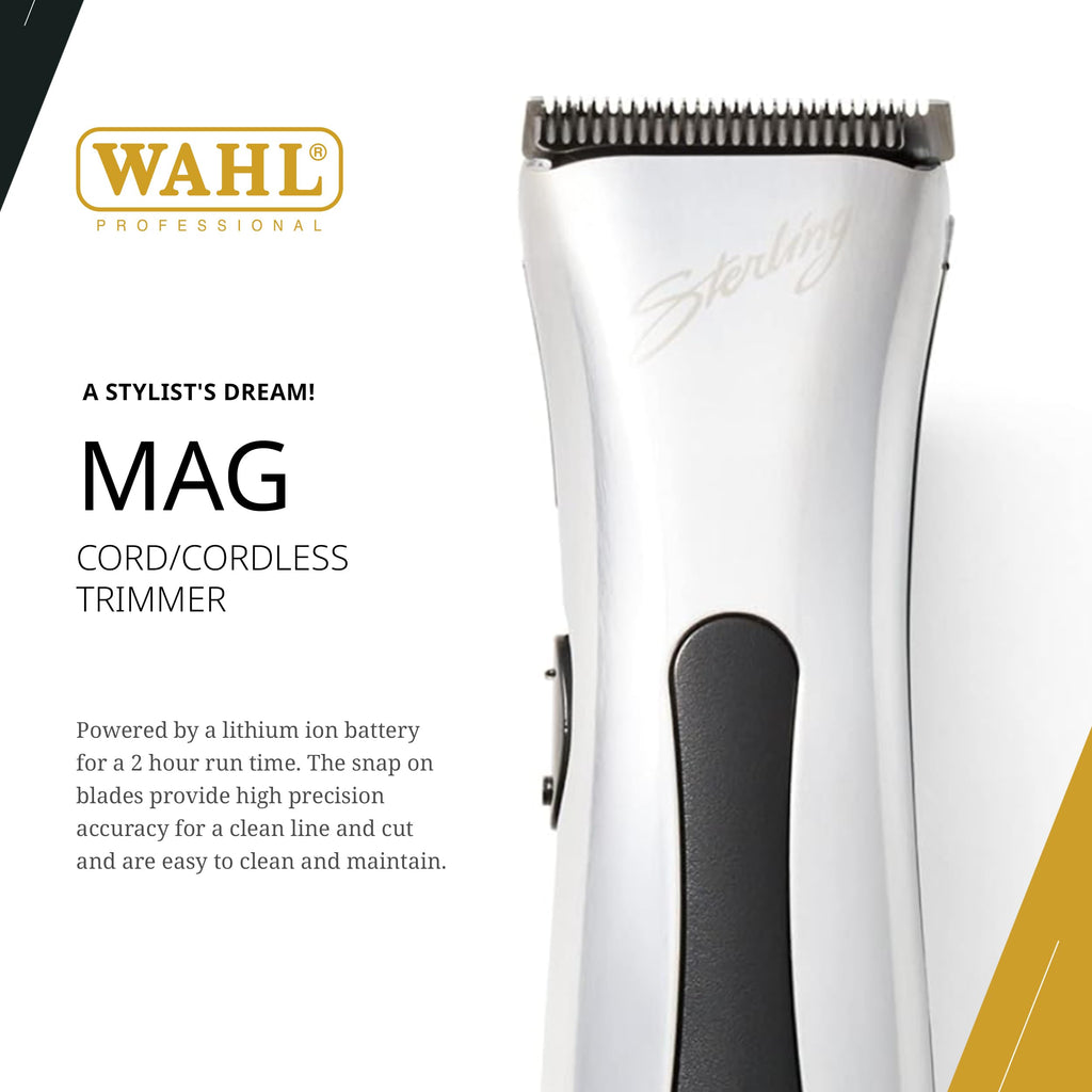 Wahl Professional Sterling Mag Cord/Cordless Trimmer, Model 8779