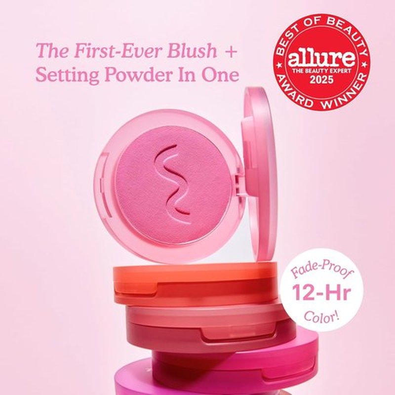 Tower 28 GetSet Matte Powder Blush - 12-Hour Sweat-Proof Formula for Smooth Skin | Culver Crush (1.13 oz)