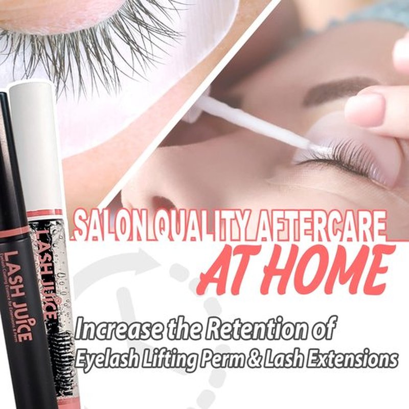 Amber Lash Lash Juice - 3-in-1 Coating Sealant for Eyelashes | Nourishing Serum for Thicker, Fuller Lashes (Black)