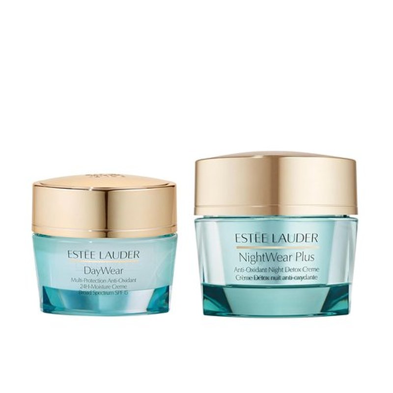 Estée Lauder 24/7 Hydration Duo - Protect & Hydrate with Anti-Oxidant Moisturizers | DayWear SPF 15 & NightWear Plus 1.0 oz + 1.7 oz