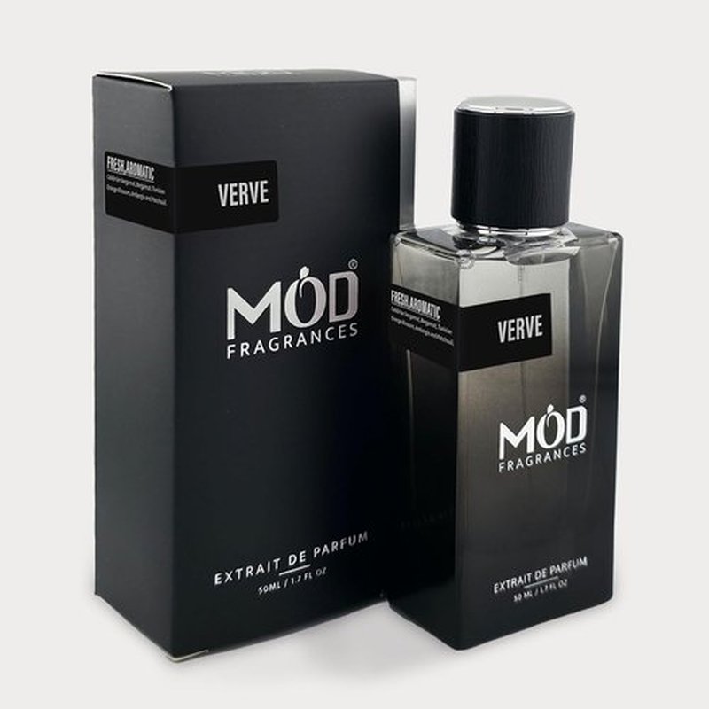 Mod Fragrances Verve Perfume for Men - Extrait de Parfum | Vegan & Cruelty-Free | Fresh Scent | 50ml