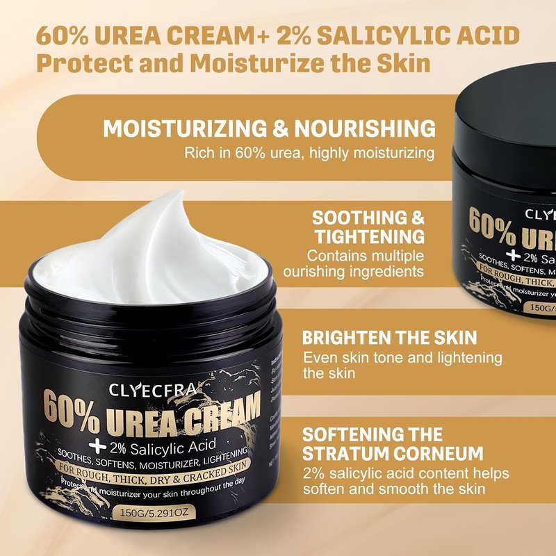 Urea Cream 60% by Regine Switzerland - Maximum Strength Moisturizer for Rough, Dry Skin | 150g