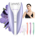 Cordless Epilators,Silent Facial Hair Removal Device, Smooth Glide Tech 2 Speeds & 36 Tweezers Gentle Efficient Hair Removal for Face Legs Arms Armpit Bikini