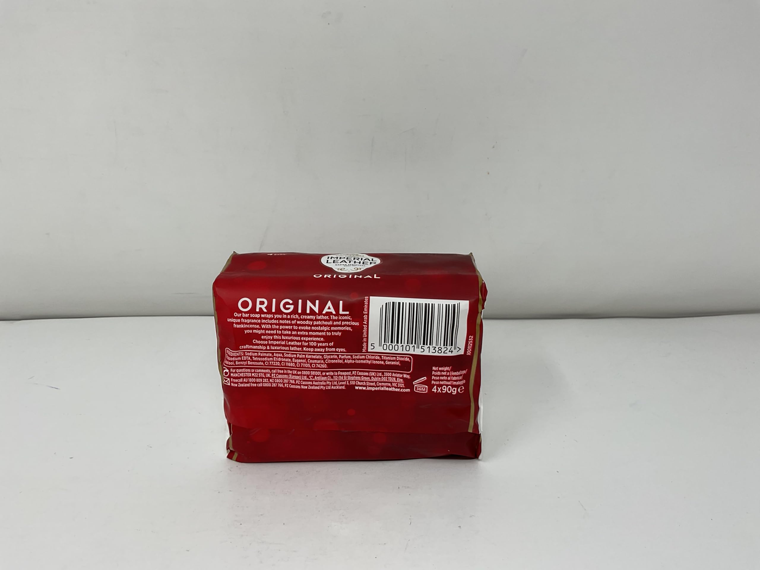 Cussons Imperial Leather Original Bar Soap - 4 Pack
