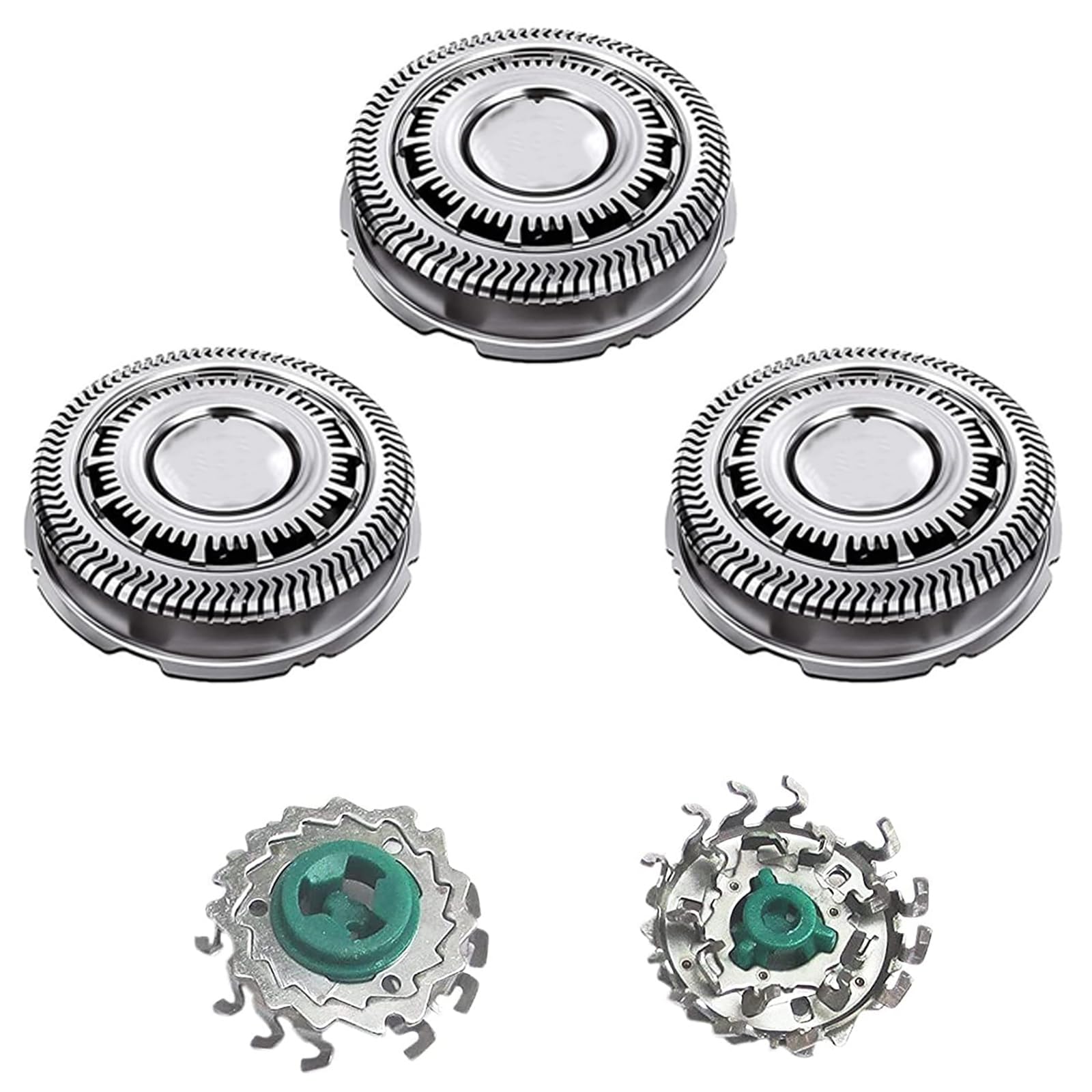 Suleto SH60/72 Replacement Head Compatible with Philips S6000 Razors, SH60 Replacement Blades Compatible with Norelco Series 6000 Shaver, SH60 Shaving Head Replacement for S6880/81, S6810/82, S6850/85