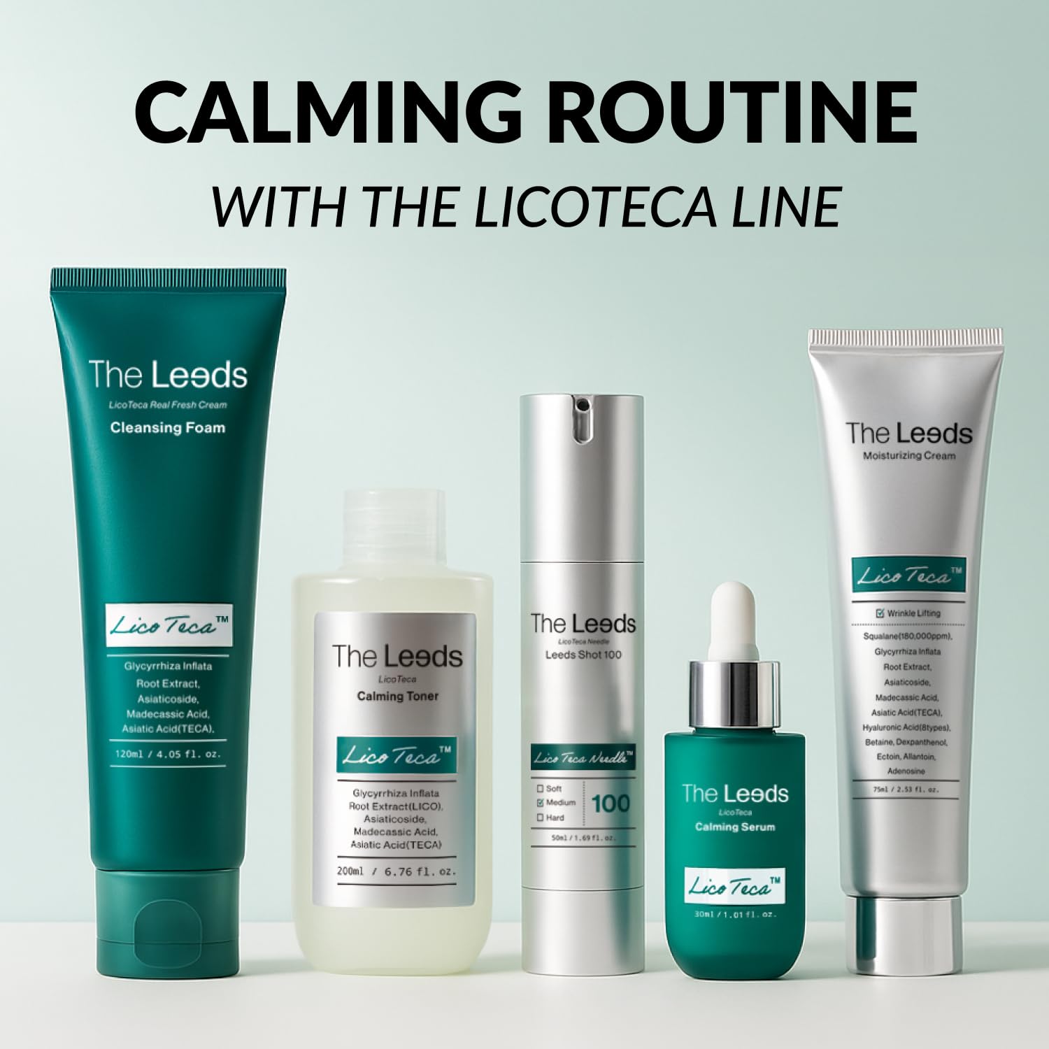 THELEEDS LicoTeca Moisturizing Cream 75ml(2.53 fl. oz.) | Korean Skincare Hydrating Facial Moisturizer for Sensitive & Dry Skin | Squalane 180,000ppm, Hyaluronic Acid, Ectoin, Dexpanthenol, Allantoin