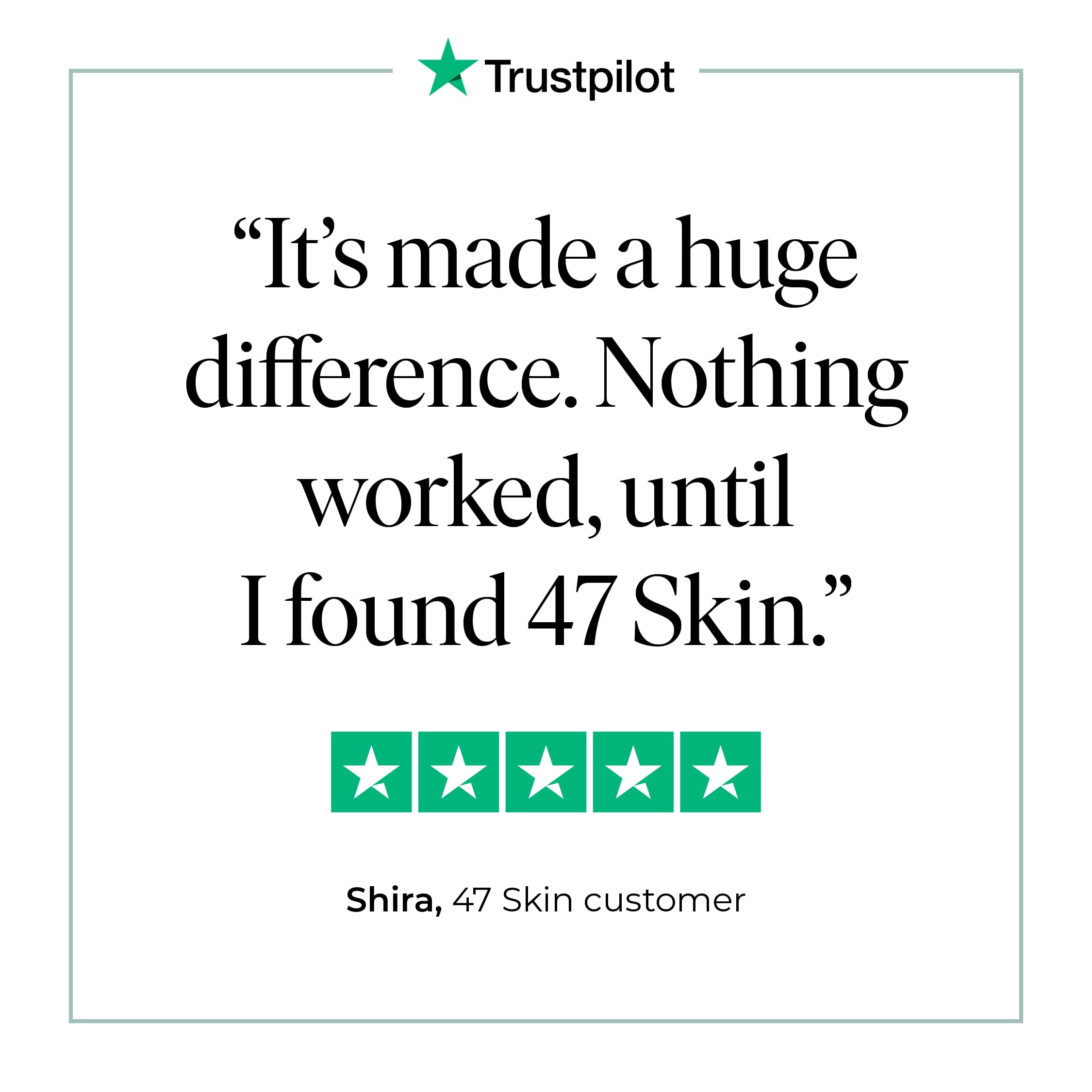 47 Skin | Hydrating Face Serum with Silver Chitoderm for ALL Skin Types | Clears Acne, Prevents & Heals Breakouts & Blemishes, Repairs Scars | Moisturises and Nourishes For Smooth Skin | 15ml