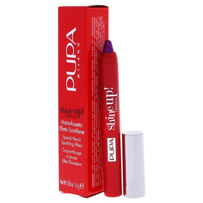 Pupa Milano Shine Up! Lipstick - Shimmering Effect Lipstick-Pencil - Subtle And Sensory Texture - Adheres Perfectly, Precisely and Flawlessly - 011 Scandalous Lips - 0.056 Oz