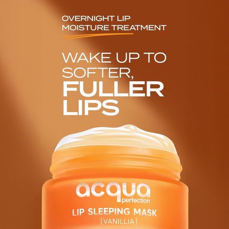 Skiennix Overnight Lip Sleeping Mask - Intense Moisture Treatment with Shea & Murumuru Butter - 8 Hour Hydration for Dry Lips