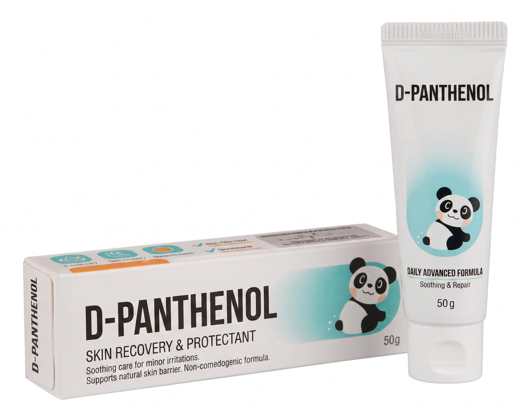 D-PANTHENOL 5% Dex-Panthenol Skin Barrier Balm 50g – Vitamin B5 Cream for Tattoo Aftercare, Intense Moisture for New Ink, and Dry Sensitive Skin Care